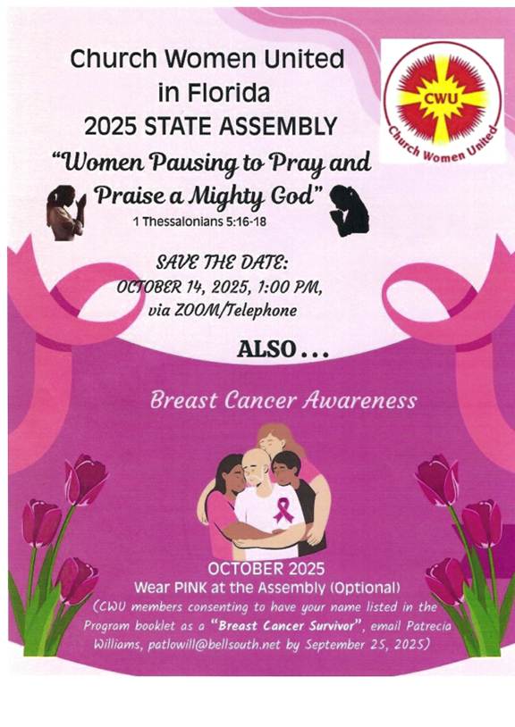 A poster for a breast cancer awareness event

AI-generated content may be incorrect.